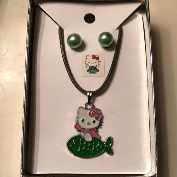 Hello Kitty Jewelry - Hello Kitty necklace set New in gift box